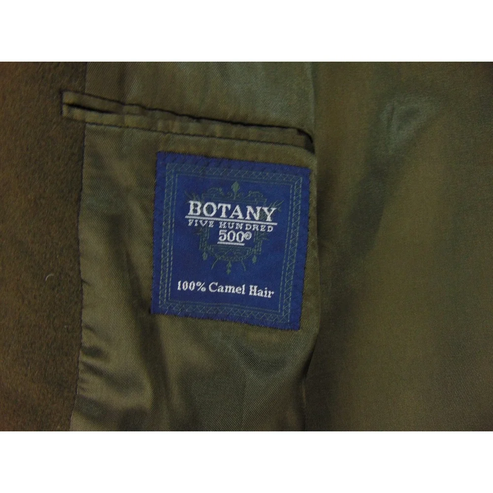 Botany Green‎ Solid Camel Hair Blazer Mens 50 Regular Sport Coat Professional